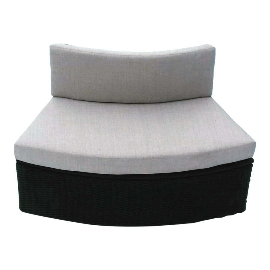 Love Seat - Round Spa Surround Furniture